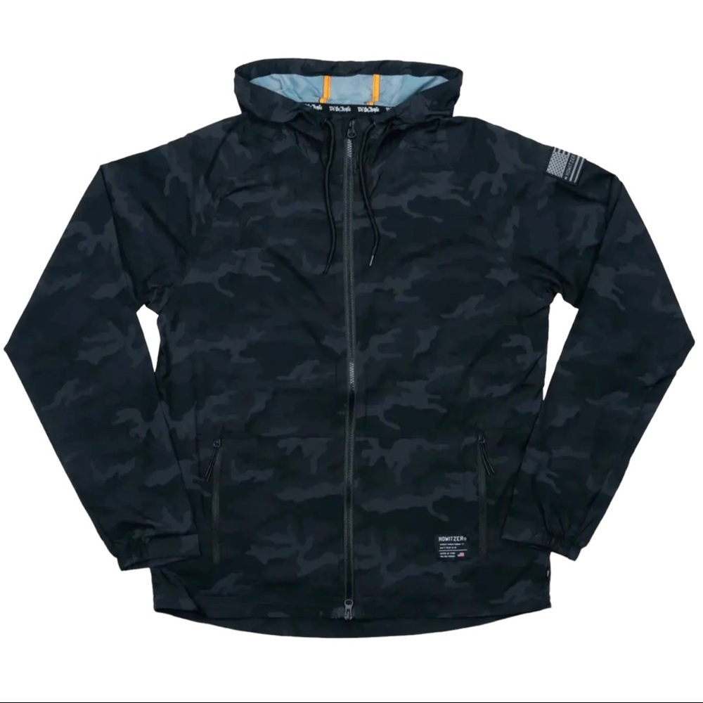 Howitzer Style Men's Track Jacket Combatant Hooded Military Grunt MFG